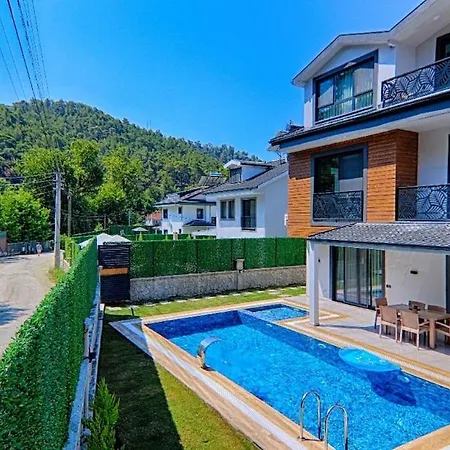 Twin Detached With Private Pool In Inlice, Goecek 费特希耶